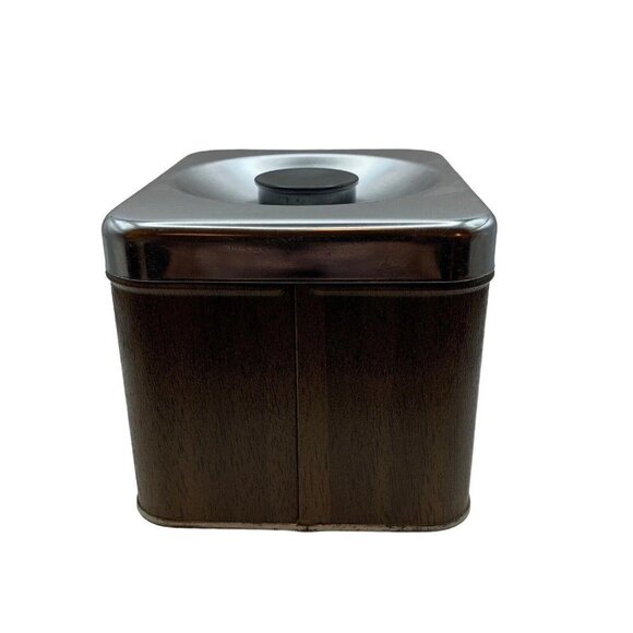 Vintage Kenmore Brown Stacking Kitchen Canister Set Of 2 - Coffee And Tea MCM‌‌‌ - Picture 4 of 15